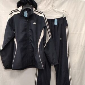 Adidas Black and White Tracksuit